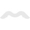 Ekena Millwork Pitch Midway Architectural Grade PVC Gable Pediment, 60"W x 30"H x 1"P (12/12) GPP060X030X100MID - alternate 4